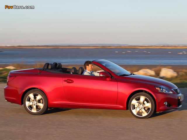 Lexus IS 250C EU-spec (XE20) 2010 wallpapers (640 x 480)