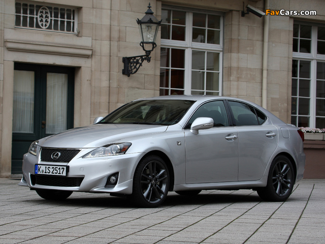 Lexus IS 220d F-Sport EU-spec (XE20) 2010–13 wallpapers (640 x 480)