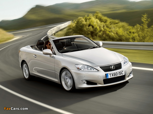 Lexus IS 250C UK-spec (XE20) 2011 wallpapers (640 x 480)