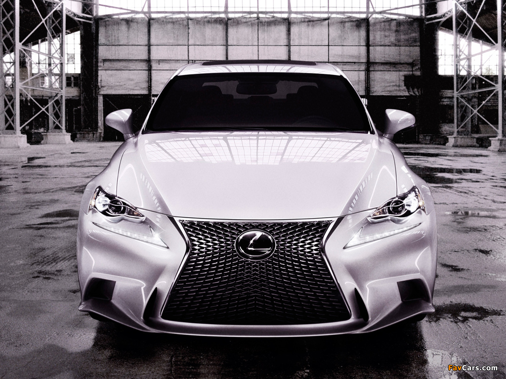 Lexus IS 350 F-Sport (XE30) 2013 images (1024 x 768)