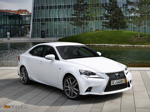 Lexus IS 300h F-Sport EU-spec (XE30) 2013 pictures (640 x 480)