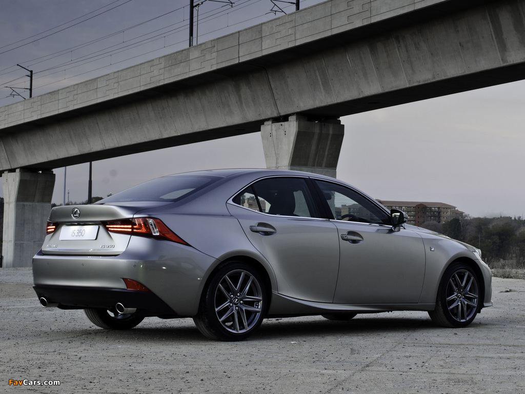 Lexus IS 350 F-Sport ZA-spec (XE30) 2013 wallpapers (1024 x 768)