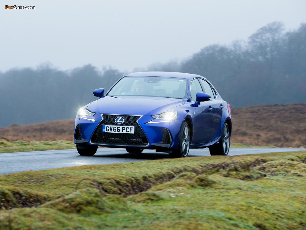 Lexus IS 300h F SPORT UK-spec 2016 images (1024 x 768)