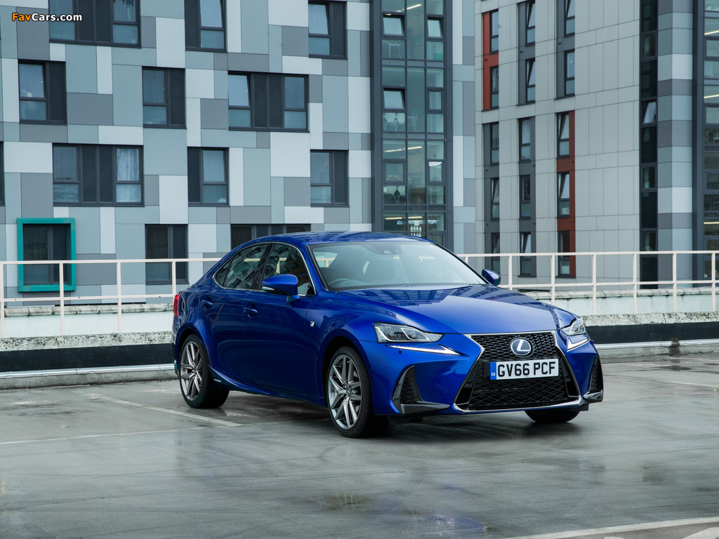 Lexus IS 300h F SPORT UK-spec 2016 pictures (1024 x 768)