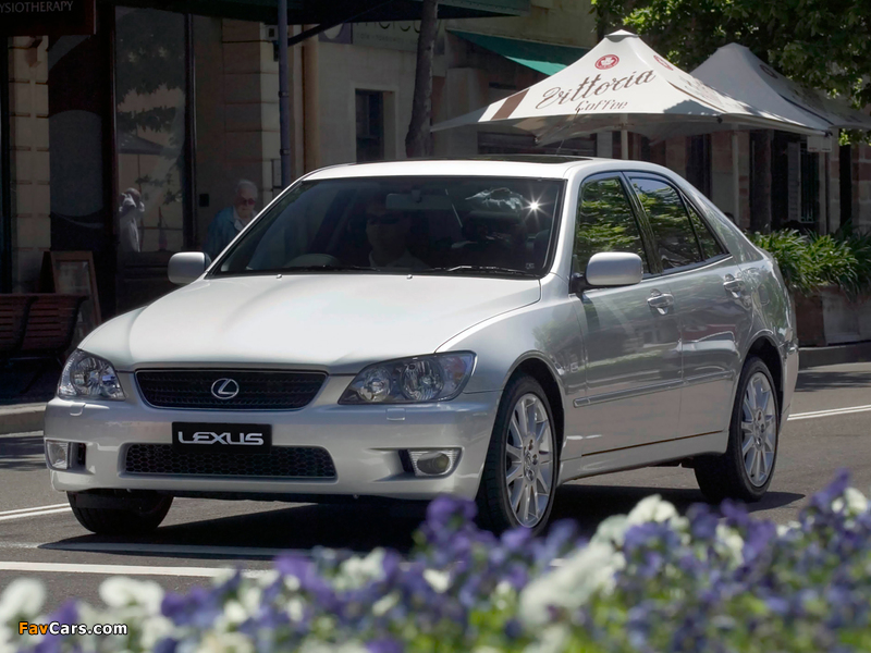 Photos of Lexus IS 200 AU-spec (XE10) 1999–2005 (800 x 600)