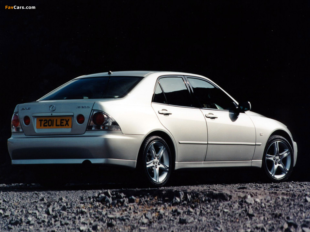 Photos of Lexus IS 200 UK-spec (XE10) 1999–2005 (1024 x 768)
