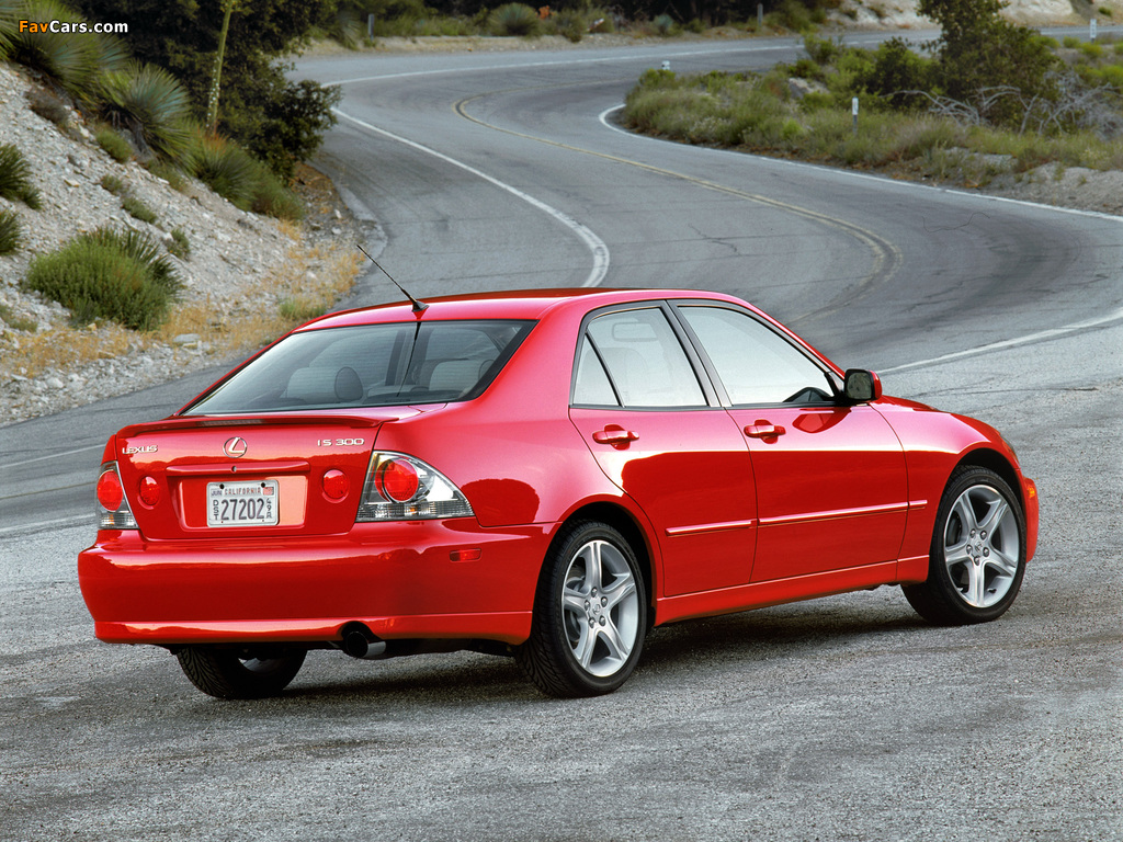 Photos of Lexus IS 300 (XE10) 2001–05 (1024 x 768)