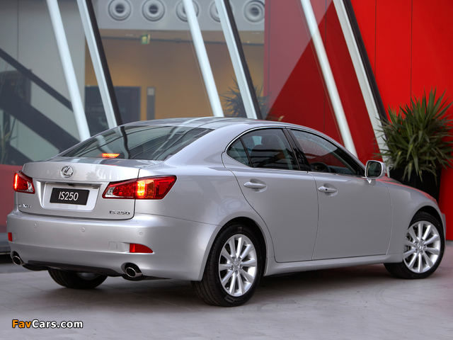 Photos of Lexus IS 250 AU-spec (XE20) 2005–08 (640 x 480)