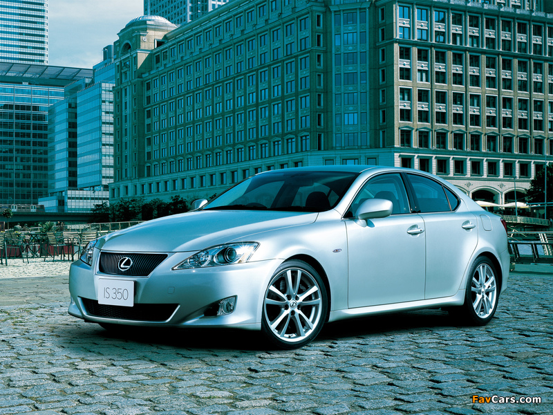 Photos of Lexus IS 350 JP-spec (XE20) 2005–08 (800 x 600)