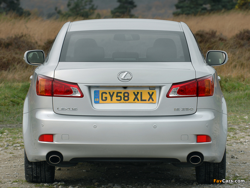 Photos of Lexus IS 250 UK-spec (XE20) 2008–10 (800 x 600)