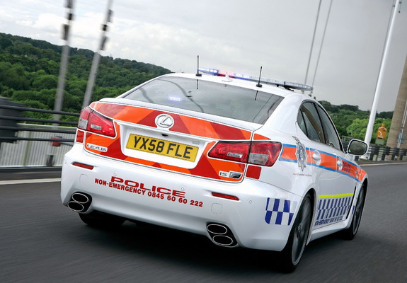 Photos of Lexus IS F Police (XE20) 2008–10