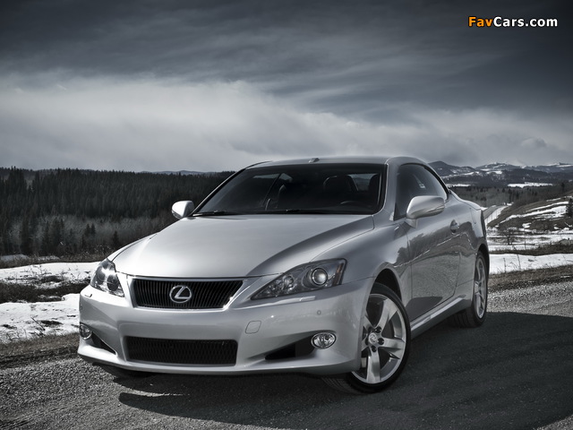 Photos of Lexus IS 350C (XE20) 2009–10 (640 x 480)