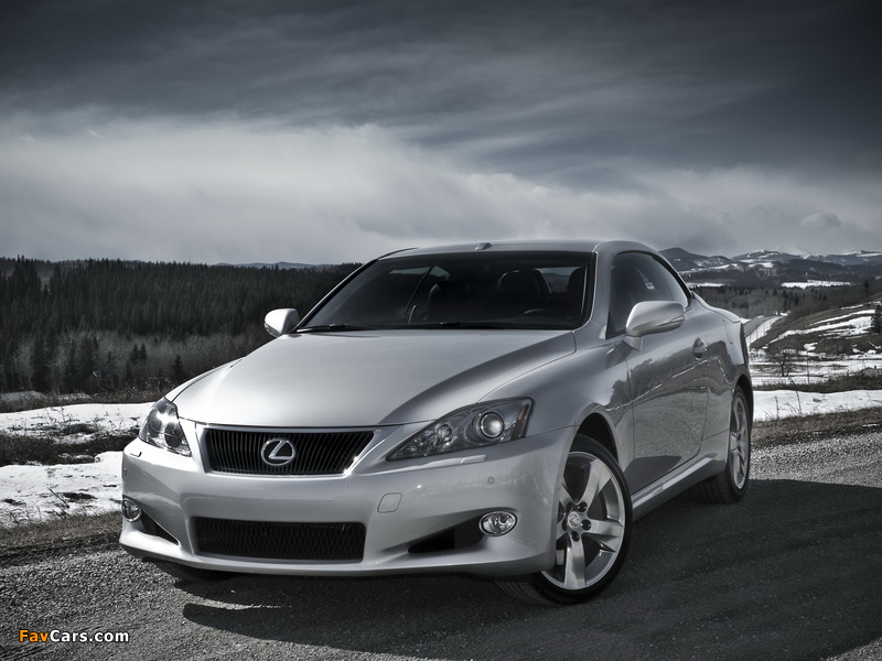 Photos of Lexus IS 350C (XE20) 2009–10 (800 x 600)