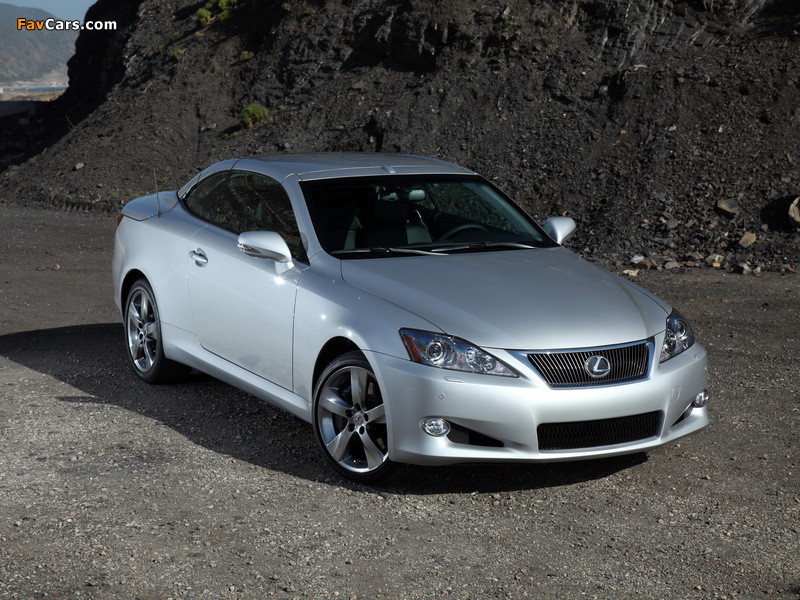 Photos of Lexus IS 350C (XE20) 2009–10 (800 x 600)