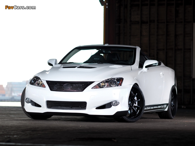 Photos of Lexus IS 350C by 0-60 Magazine and Design Craft Fabrication (XE20) 2009 (640 x 480)