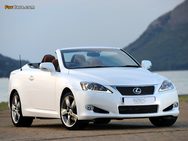 Photos of Lexus IS 250C Limited Edition (XE20) 2011 (640 x 480)
