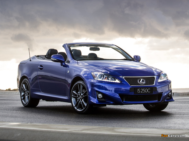 Photos of Lexus IS 250C F Sport AU-spec (XE20) 2012 (800 x 600)