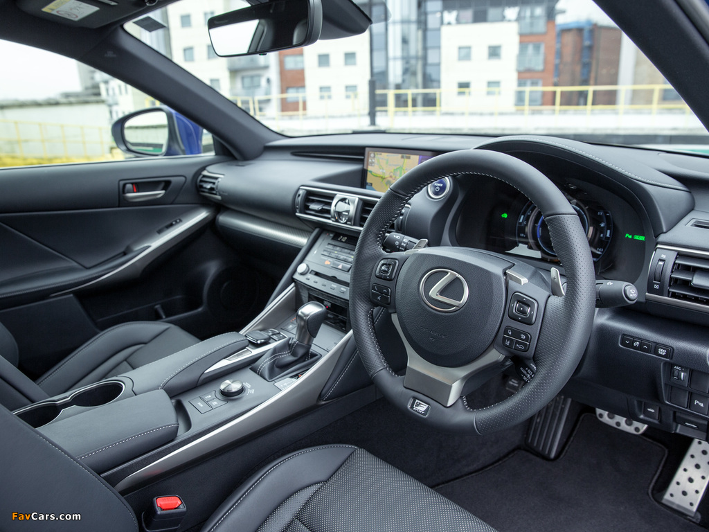 Photos of Lexus IS 300h F SPORT UK-spec 2016 (1024 x 768)