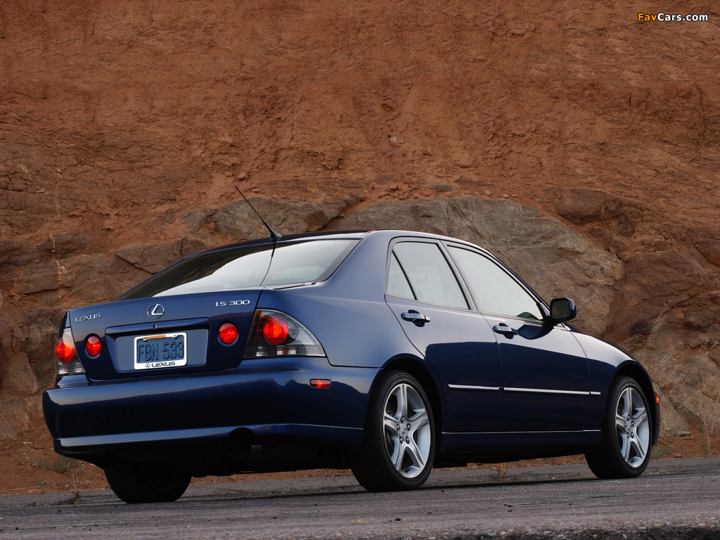 Pictures of Lexus IS 300 (XE10) 2001–05 (1024 x 768)