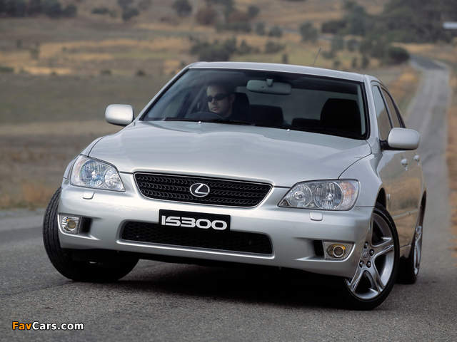 Pictures of Lexus IS 300 AU-spec (XE10) 2001–05 (640 x 480)