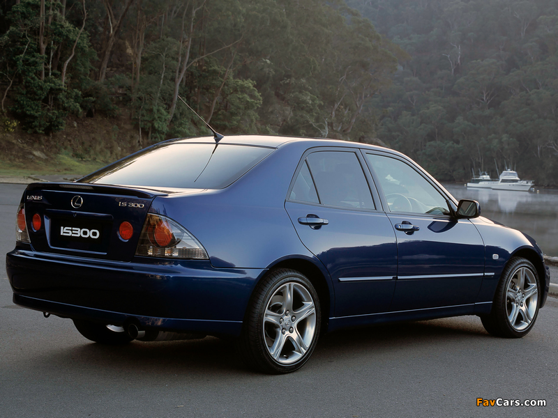 Pictures of Lexus IS 300 AU-spec (XE10) 2001–05 (800 x 600)