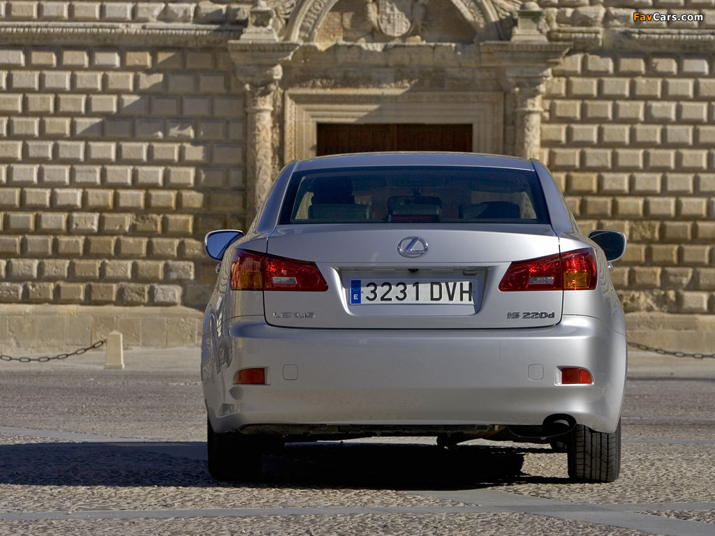 Pictures of Lexus IS 220d (XE20) 2005–08 (1024 x 768)