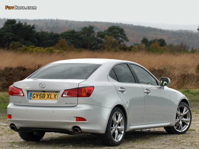 Pictures of Lexus IS 250 UK-spec (XE20) 2008–10 (640 x 480)