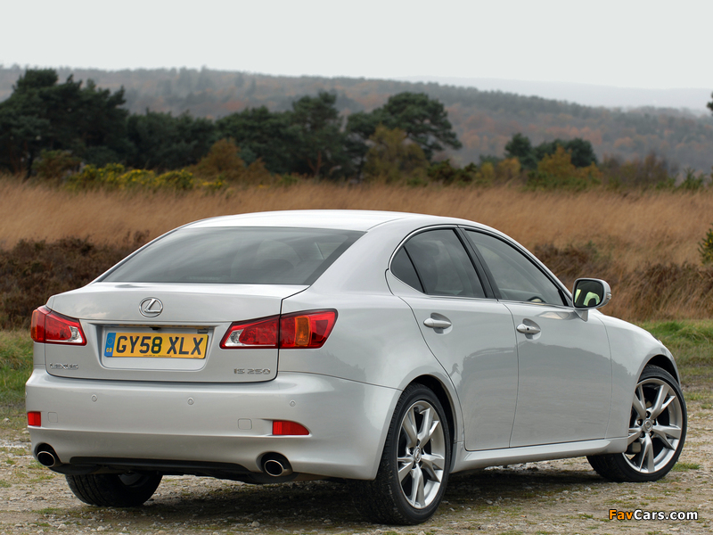 Pictures of Lexus IS 250 UK-spec (XE20) 2008–10 (800 x 600)