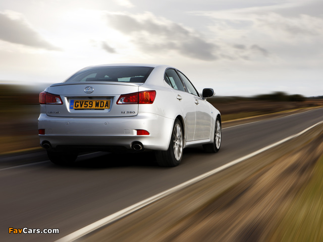 Pictures of Lexus IS 250 UK-spec (XE20) 2008–10 (640 x 480)