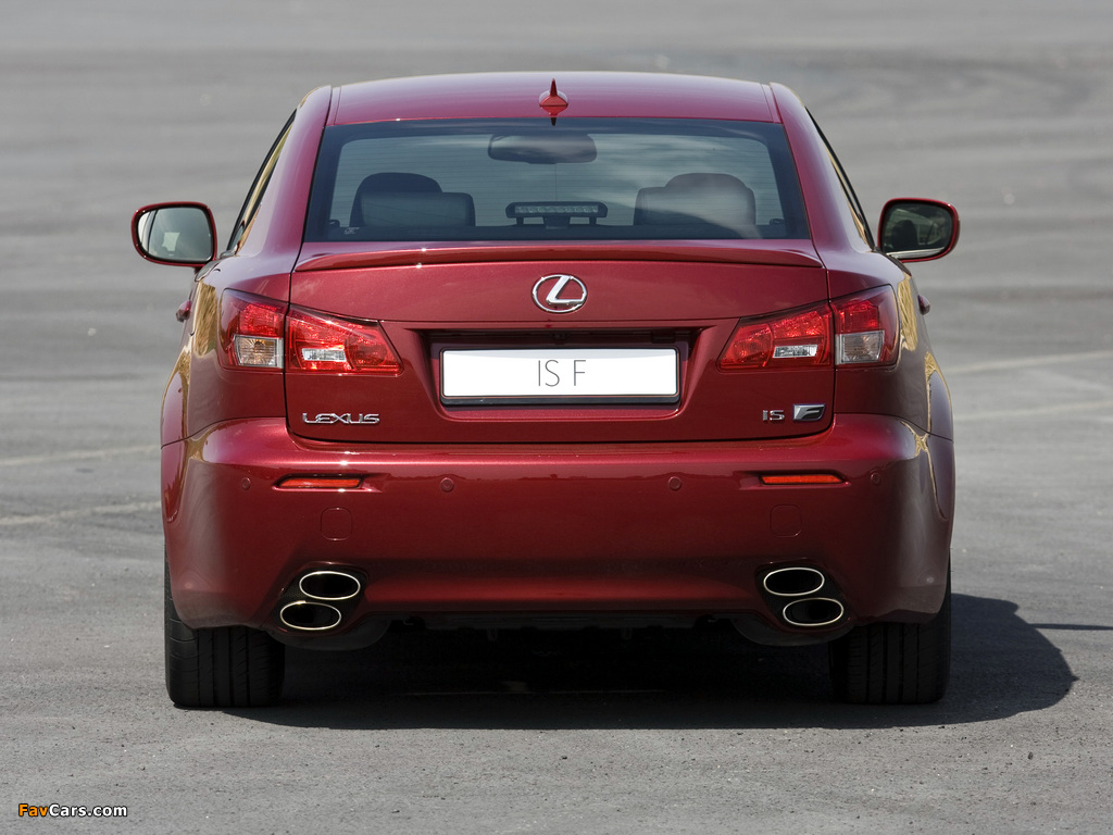 Pictures of Lexus IS F EU-spec (XE20) 2008–10 (1024 x 768)