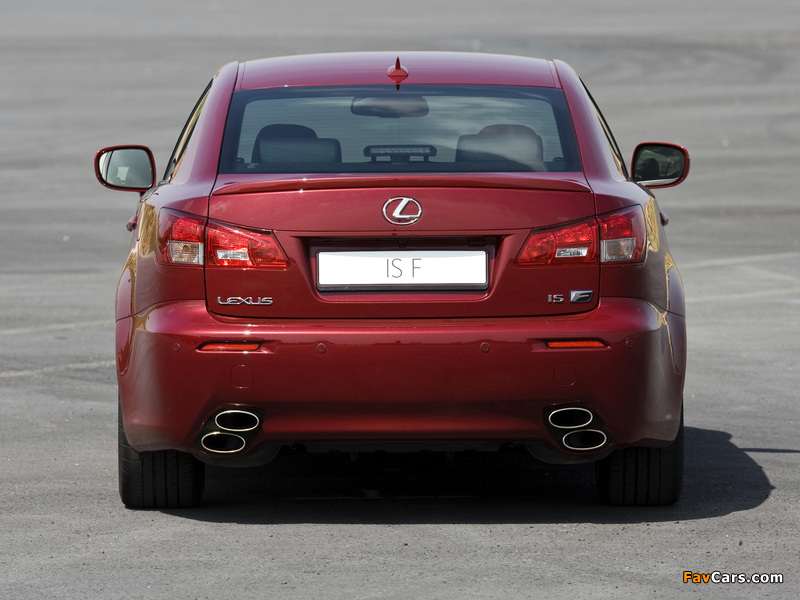 Pictures of Lexus IS F EU-spec (XE20) 2008–10 (800 x 600)