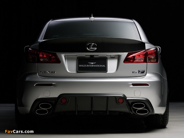 Pictures of WALD Lexus IS F Sports Line (XE20) 2008–10 (640 x 480)
