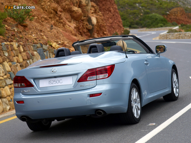 Pictures of Lexus IS 250C ZA-spec (XE20) 2009–11 (640 x 480)