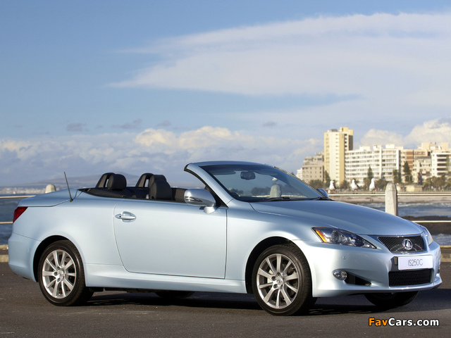 Pictures of Lexus IS 250C ZA-spec (XE20) 2009–11 (640 x 480)