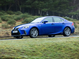 Pictures of Lexus IS 300h F SPORT UK-spec 2016