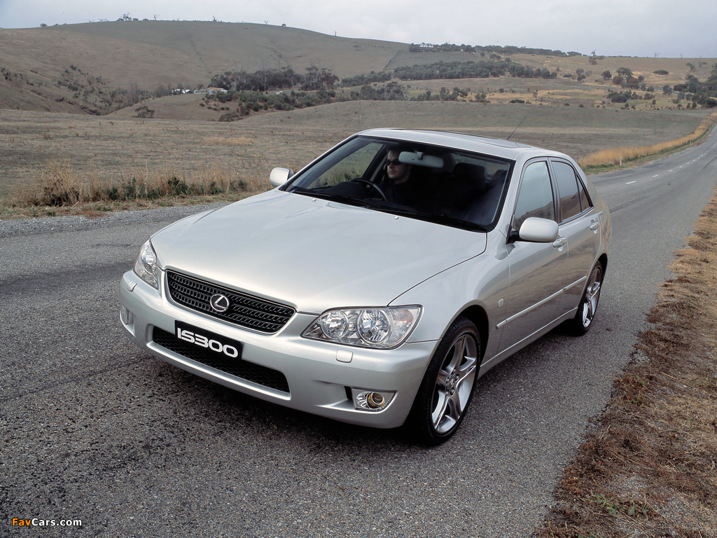 Lexus IS 300 AU-spec (XE10) 2001–05 wallpapers (1024 x 768)