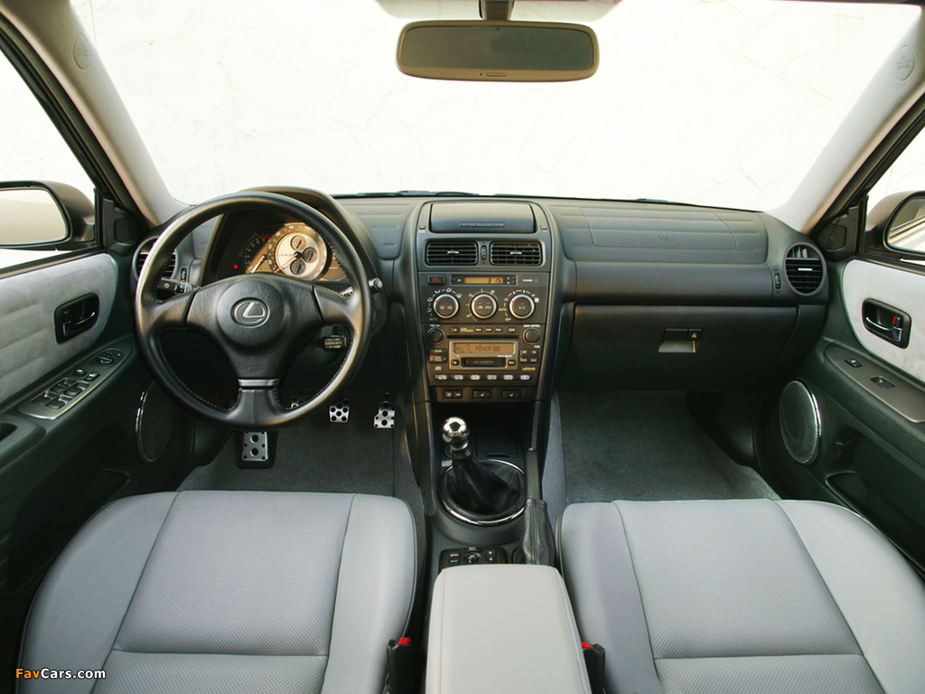Lexus IS 300 Sport (XE10) 2003–05 wallpapers (1024 x 768)