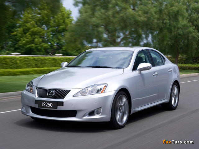 Lexus IS 250 AU-spec (XE20) 2005–08 wallpapers (640 x 480)