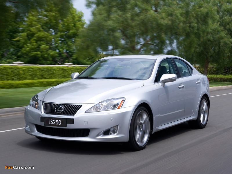 Lexus IS 250 AU-spec (XE20) 2005–08 wallpapers (800 x 600)