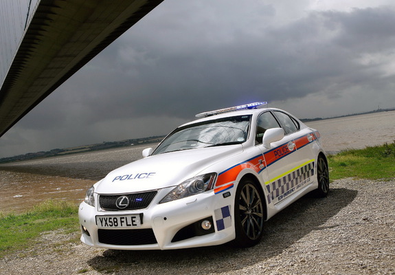 Lexus IS F Police (XE20) 2008–10 wallpapers
