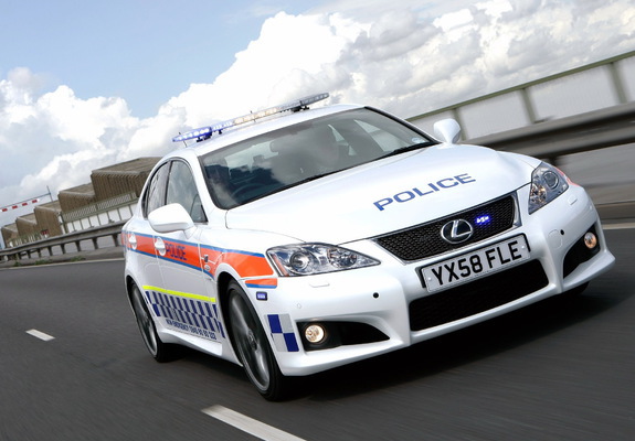 Lexus IS F Police (XE20) 2008–10 wallpapers