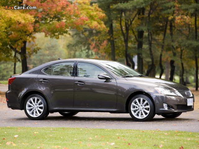 Lexus IS 250 (XE20) 2008–10 wallpapers (640 x 480)