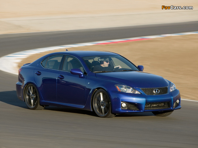 Lexus IS F (XE20) 2008–10 wallpapers (640 x 480)