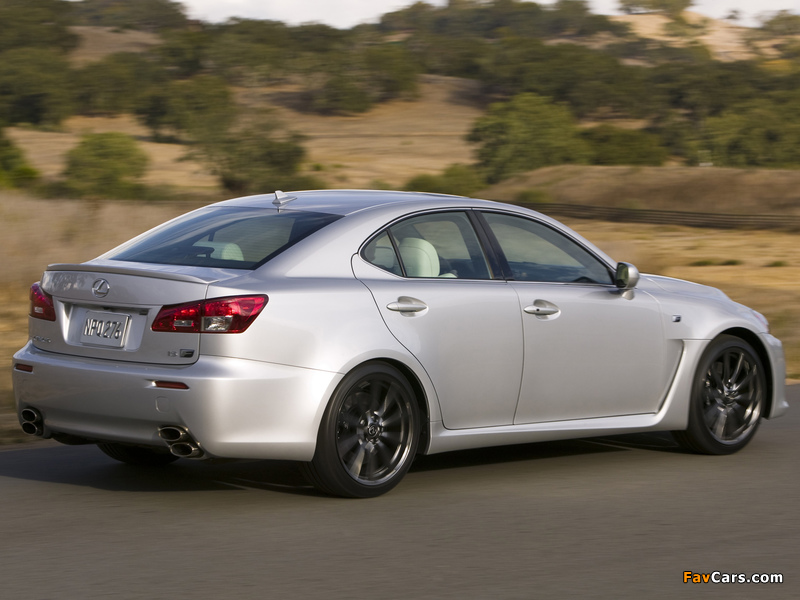 Lexus IS F (XE20) 2008–10 wallpapers (800 x 600)