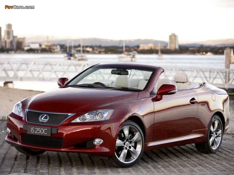 Lexus IS 250C AU-spec (XE20) 2010–11 wallpapers (800 x 600)