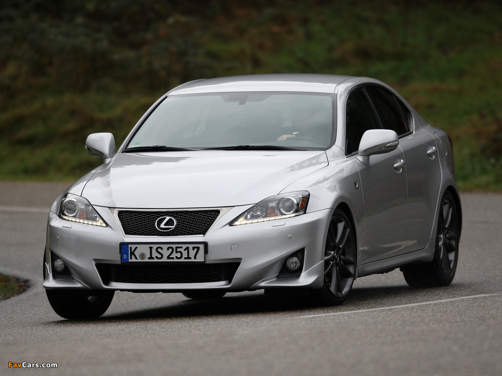 Lexus IS 220d F-Sport EU-spec (XE20) 2010–13 wallpapers (1024 x 768)