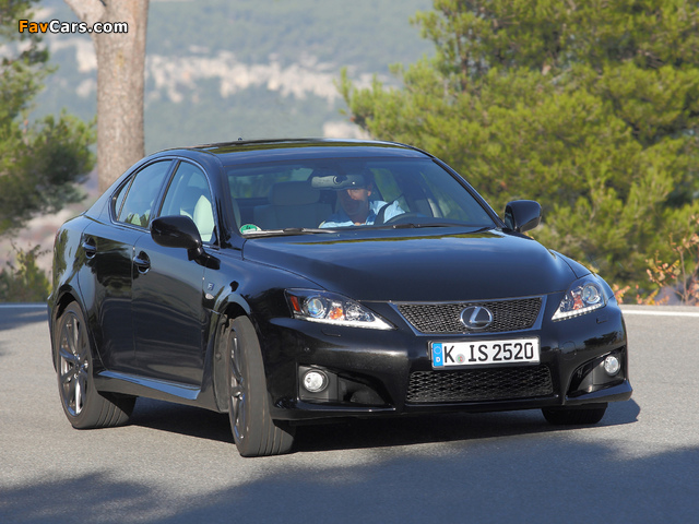 Lexus IS F EU-spec (XE20) 2010–13 wallpapers (640 x 480)