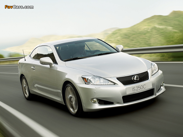 Lexus IS 250C EU-spec (XE20) 2010 wallpapers (640 x 480)