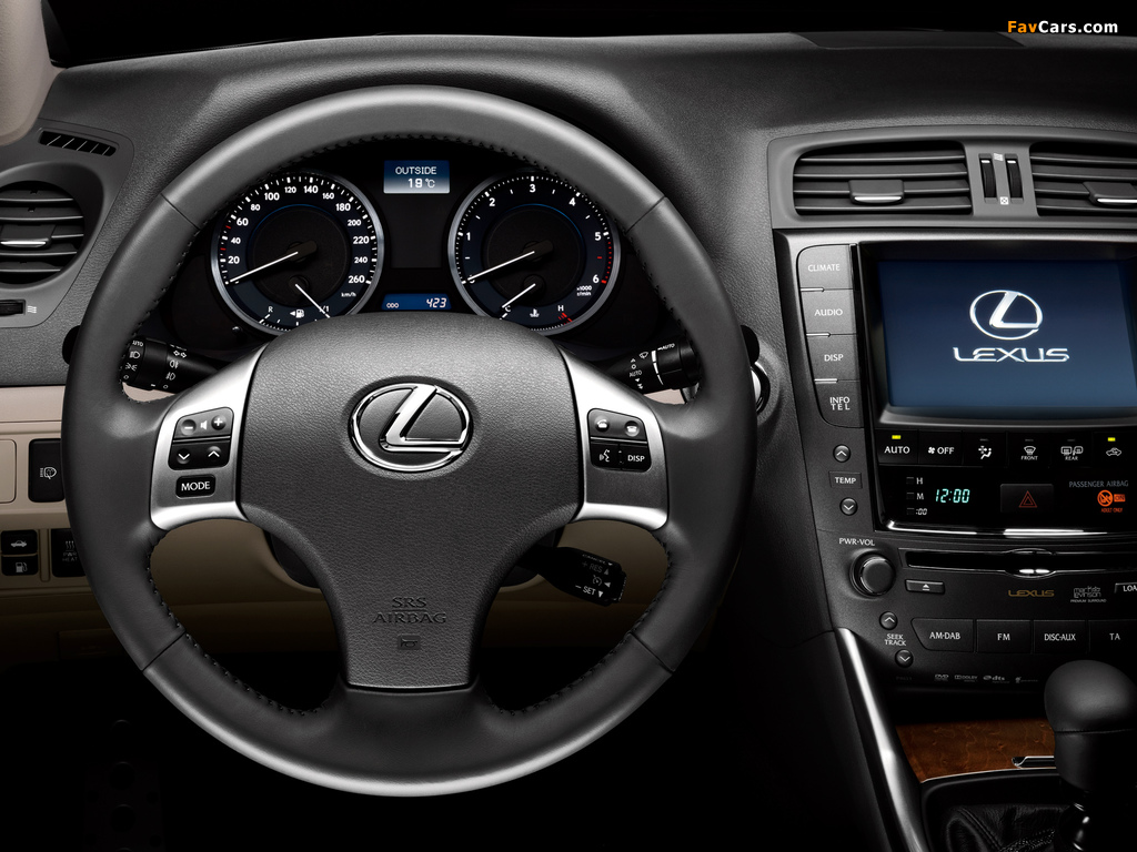 Lexus IS 200d (XE20) 2010–13 wallpapers (1024 x 768)