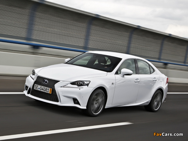 Lexus IS 300h F-Sport EU-spec (XE30) 2013 wallpapers (640 x 480)